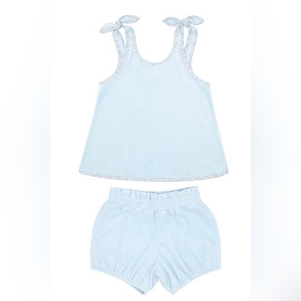 Minnow swim French terry set toddler girl size 3/4
